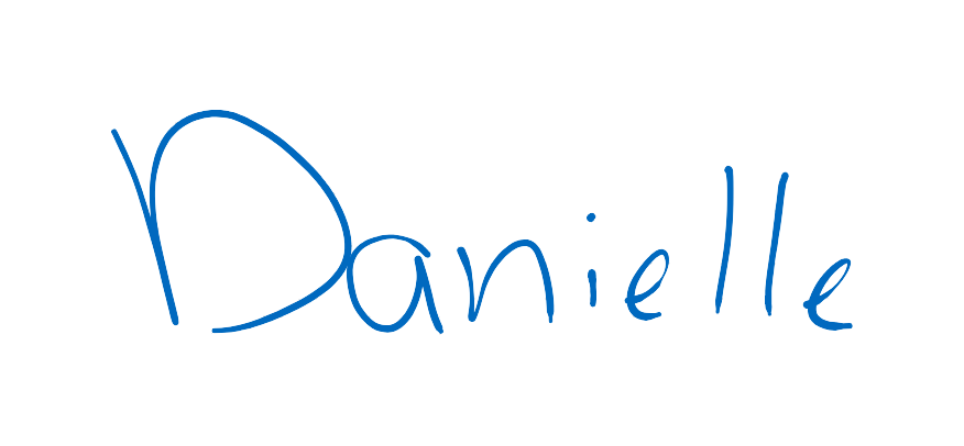 Handtekening Danielle Adams